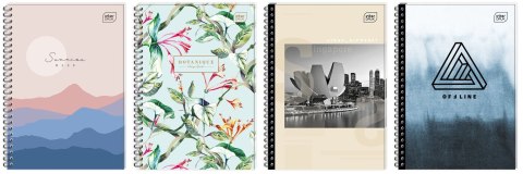 Kołozeszyt (kołonotatnik) A5 100k. 70g krata Interdruk (KOŁOZA5100T)