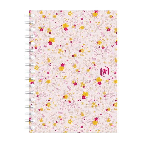 Kołozeszyt (kołonotatnik) Floral A6 50k. 90g krata Oxford (400094826)