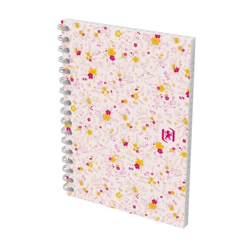 Kołozeszyt (kołonotatnik) Floral A6 50k. 90g krata Oxford (400094826)