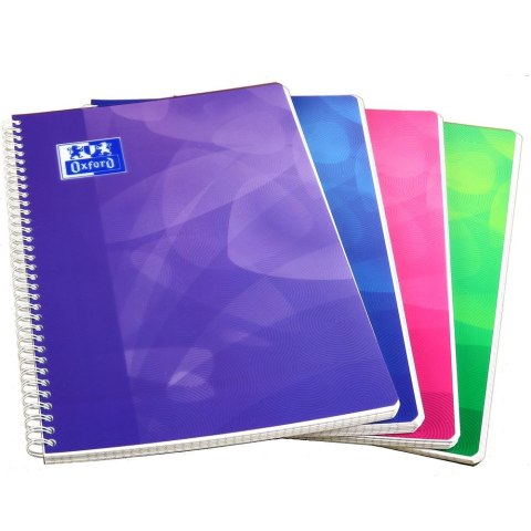 Kołozeszyt (kołonotatnik) Lagoon A4 80k. 90g krata/tagi Oxford (400080673)