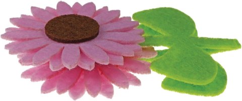 Ozdoba filcowa Craft-Fun Series słoneczniki 3D Titanum (WFB-006)