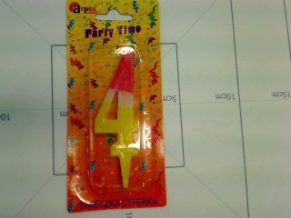 Świeczka urodzinowa cyfry Arpex (D9905-4)