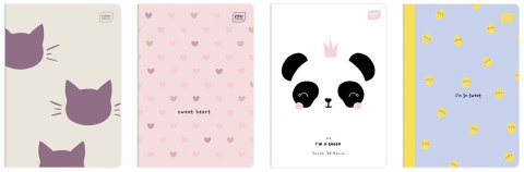 Zeszyt TRENDS GIRLS A5 32k. 70g krata Interdruk (ZE32#TREGIRLS)