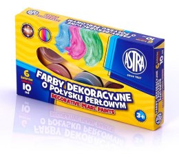 Farby plakatowe Astra perłowe kolor: mix 10ml 6 kolor. (83411902)