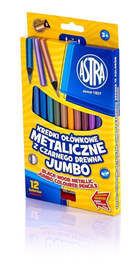 Kredki ołówkowe Jumbo 12 kol. Astra (312114003)