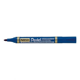 Marker permanentny wkład niebieski 1,5mm okrągła końcówka Pentel