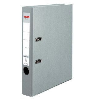 Segregator dźwigniowy Q. file Standard 0011167525 A4 50mm popielaty Herlitz (300003093)