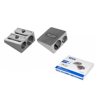 Temperówka aluminiowa srebrna metal Milan (80035)