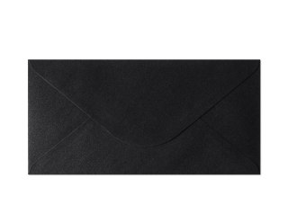 Koperta pearl czarny DL czarna Galeria Papieru (280177) 10 sztuk