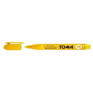 Marker olejowy wkład żółty 1,5mm okrągła końcówka Toma