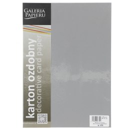 Papier ozdobny (wizytówkowy) Galeria Papieru millenium srebrny A4 - srebrna 270g (200705)
