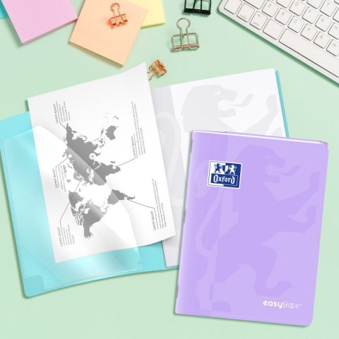 Zeszyt EASYBOOK PASTEL A5 60k. 90g krata Oxford (400161235)