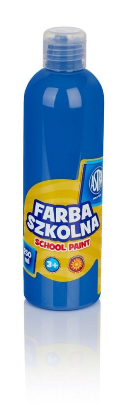 Farby plakatowe Astra szkolne kolor: niebieski ciemny 250ml 1 kolor.