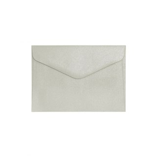 Koperta pearl jasnosrebrny C6 srebrna Galeria Papieru (280240) 10 sztuk