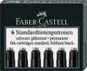 Naboje krótkie czarny Faber Castell (fc185507)