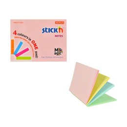 Notes samoprzylepny Stick'n Magic Pads pastel mix 100k 76mm x 101mm (21575)