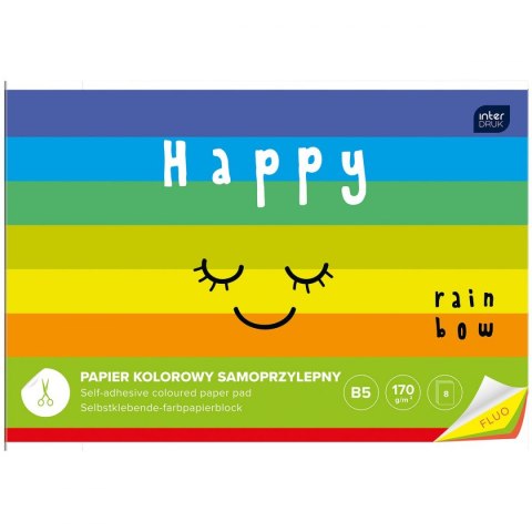 Zeszyt papierów kolorowych B5 Interdruk (ZEPKB5SPFL)