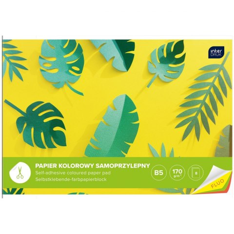 Zeszyt papierów kolorowych B5 Interdruk (ZEPKB5SPFL)