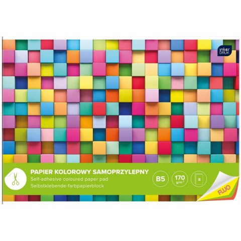 Zeszyt papierów kolorowych B5 Interdruk (ZEPKB5SPFL)
