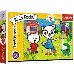 Puzzle Trefl Przygody Kici Koci 30 el. (18264)