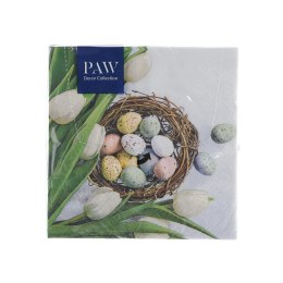 Serwetki Paw eggs and tulips - mix 330mm x 330mm (SDL062200)