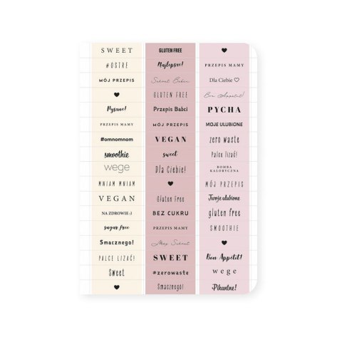 Kołozeszyt (kołonotatnik) przepiśnik A5 240k. kropki/tagi Interdruk (PRZEPCOOK)