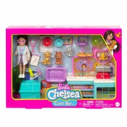 Lalka Barbie Chelsea weterynarz 670mm (HGT12)