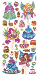 Naklejka (nalepka) Craft-Fun Series Wróżki wypukłe Titanum (SK-097)