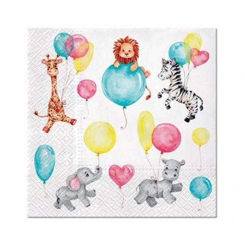 Serwetki Paw Lunch Child Fun - mix 330mm x 330mm (SDL132000)