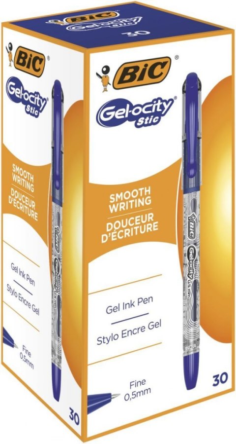 Długopis żelowy GEL_OCITY wkład niebieski 0,5mm Bic (1010266)