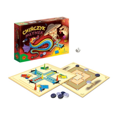 Gra planszowa chińczyk/młynek Alexander (5906018000511)