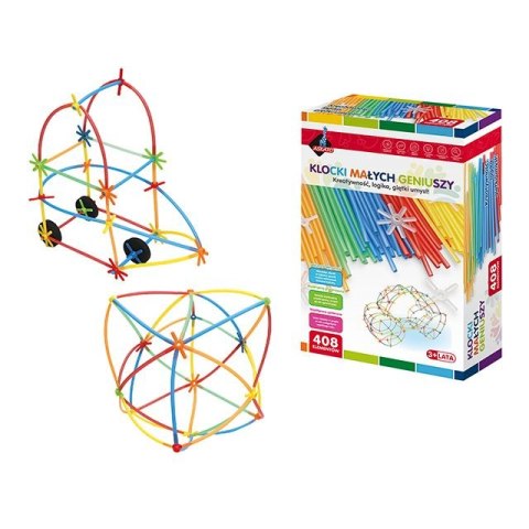 Klocki pozostałe słomki 408 elementów Askato (112497)