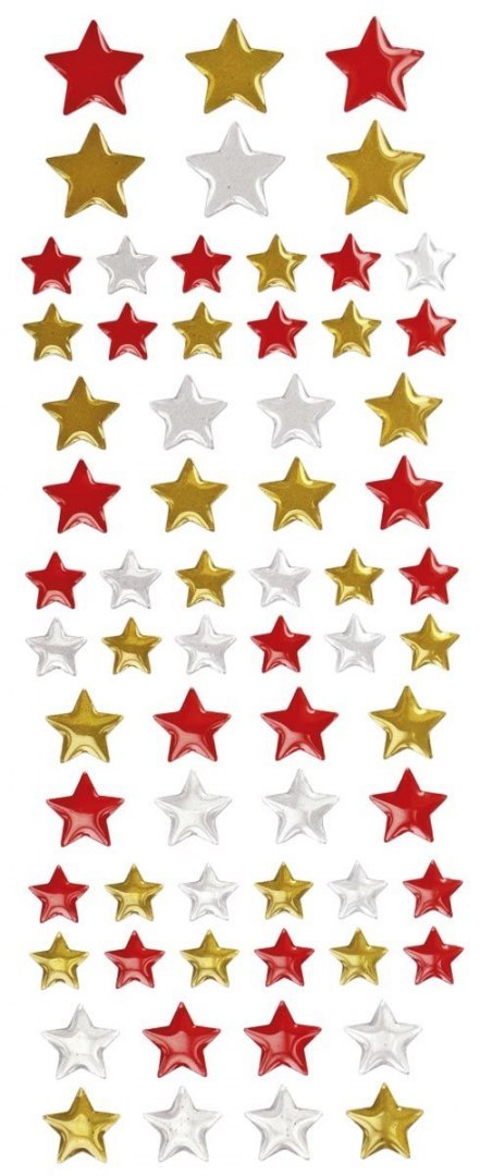 Naklejka (nalepka) Craft-Fun Series Gwiazdki Titanum (JYG06)