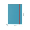 Teczka plastikowa na gumkę Cosy A4 niebieska Leitz (46190061)