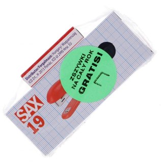 Zszywacz niebieski 10k (SAX 19) Sax