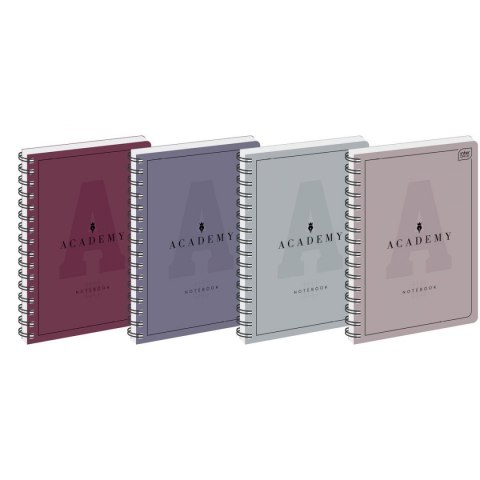 Kołozeszyt (kołonotatnik) ACADEMY B5 100k. 90g kratka Interdruk (KOŁOZB5100AC)