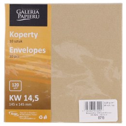 Koperta Galeria Papieru pearl złota p - złoty 145mm x 145mm (280715)