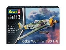 Model do sklejania Revell Focke Wulf Fw190 F-8 - niemiecki samolot myśliwski (03898)