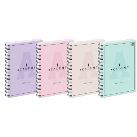 Kołozeszyt (kołonotatnik) ACADEMY B5 100k. 90g krata Interdruk (KOŁOZB5100ACP)