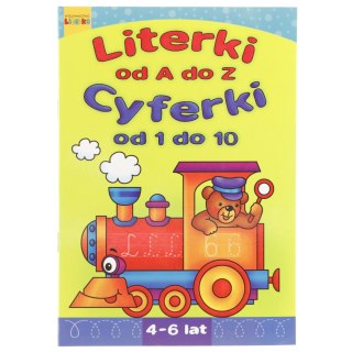 Książka dla dzieci Literki od A do Z. Cyferki od 1 do 10. Literka