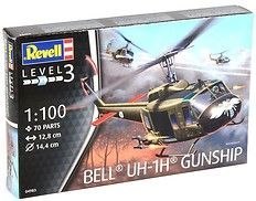 Model do sklejania Revell Bell UH-1H Gunship - amerykański wielozadaniowy śmigłowiec (04983)