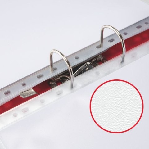 Koszulki na dokumenty groszkowe A4 kolor: przezroczysty typu U 35 mic. Esselte (16690)