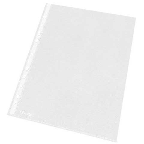 Koszulki na dokumenty groszkowe A4 kolor: przezroczysty typu U 35 mic. Esselte (16690)