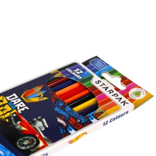 Kredki ołówkowe Hot Wheels St 12 kol. Starpak (490887)