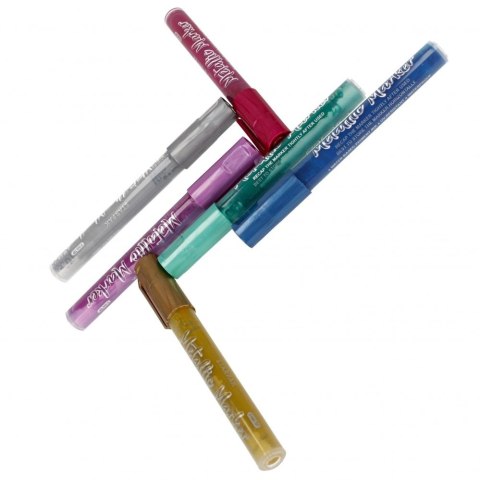 Marker permanentny akrylowy wkład mix okrągła końcówka Starpak (497712)