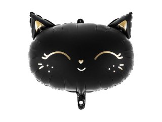 Balon foliowy Kotek, 48x36cm, czarny 14cal Partydeco (FB84)