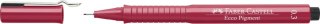Cienkopis kreślarski Ecco Pigment wkład czerwony 0,3mm 1kol. Faber Castell (166351)