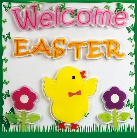 Naklejka (nalepka) Craft-Fun Series żelowe Wielkanoc Titanum (FHD-2)