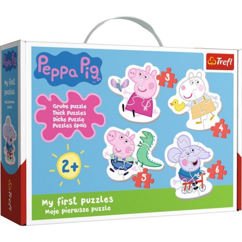 Puzzle Trefl puzzle baby classic Urocza Świnka Peppa 18 el. (36086)