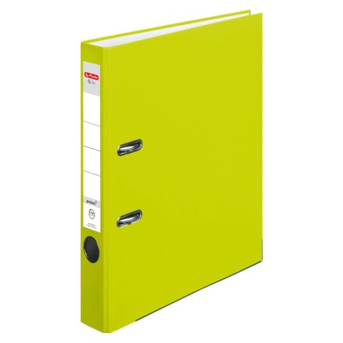 Segregator dźwigniowy Herlitz Q. file Standard A4 zielony 50mm (50022496)